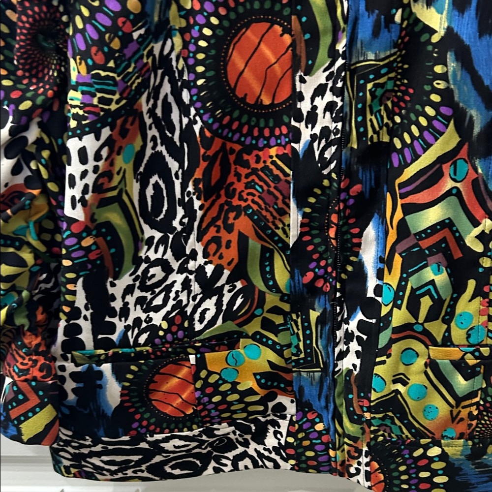 Erin London Multicolor Patterned Jacket - Picture 5 of 6